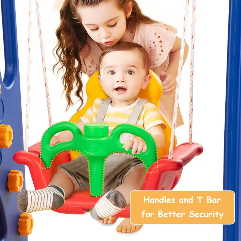 3-In-1 Junior Children Climber Slide Playset