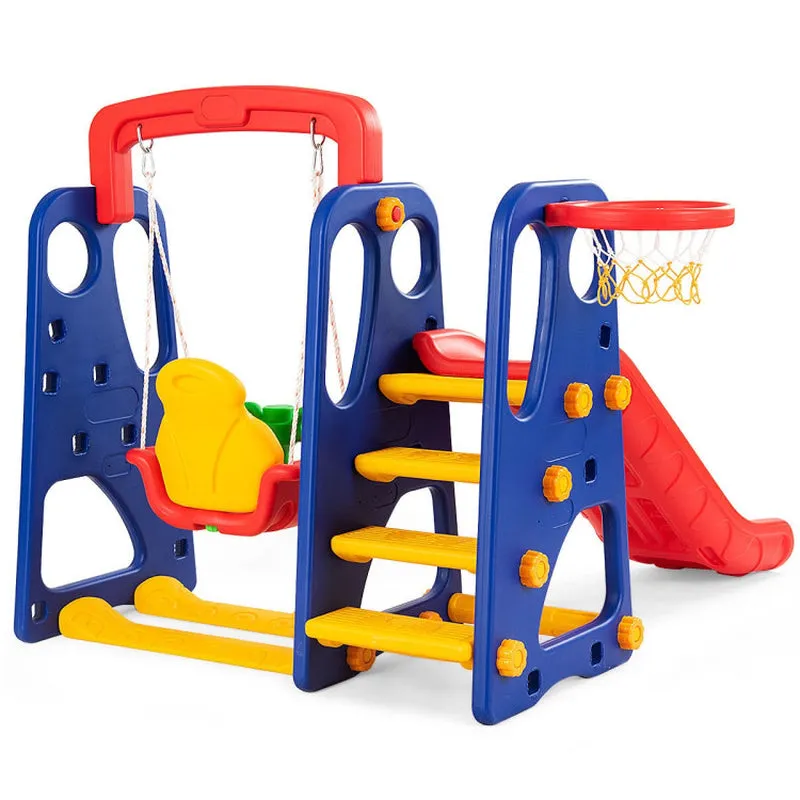 3-In-1 Junior Children Climber Slide Playset