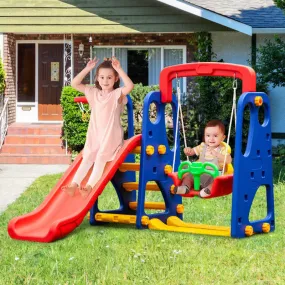3-In-1 Junior Children Climber Slide Playset 3-In-1 Junior Children Climber Slide Playset