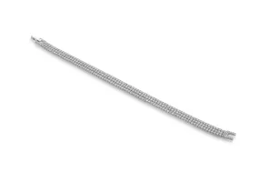 3.5mm Tennis Bracelet in White Gold