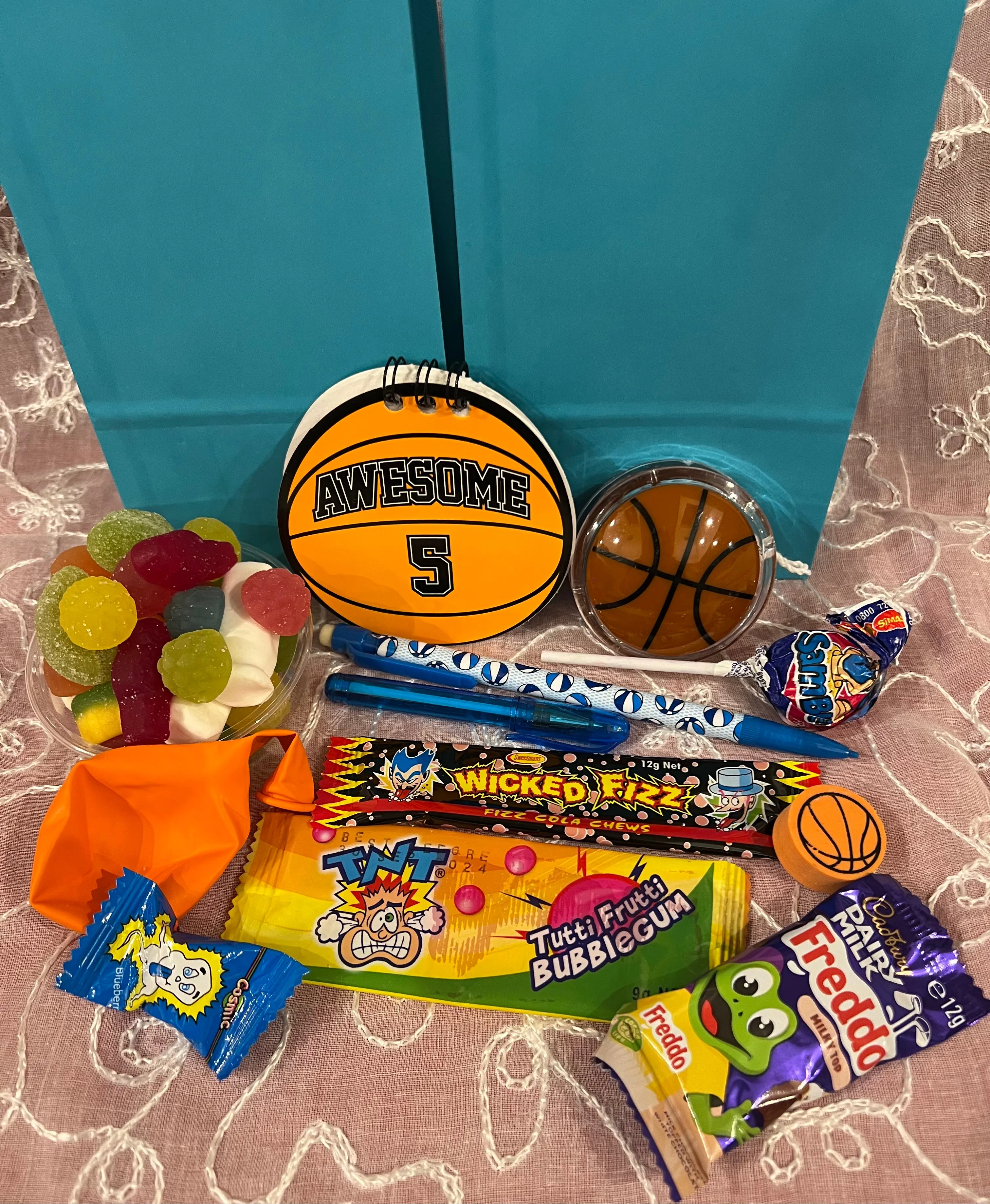 Basketball Lolly Bag