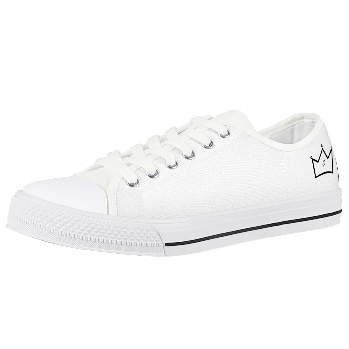 Be Kind Stay Humble Low Top Canvas Sneakers