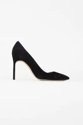 Black Suede BB Pump