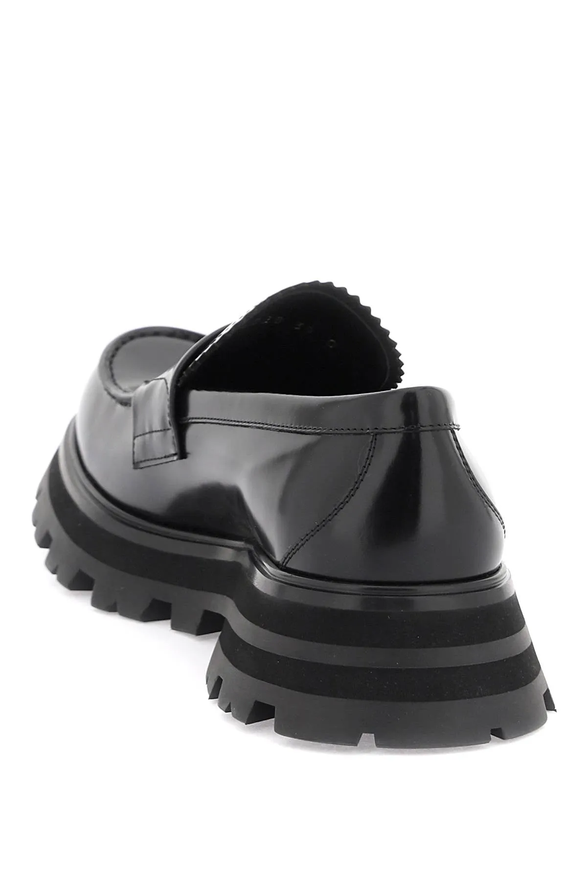 BRUSHED LEATHER WANDER LOAFERS
