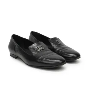 Chanel 'Smoking Slipper' Loafers - Women's 37