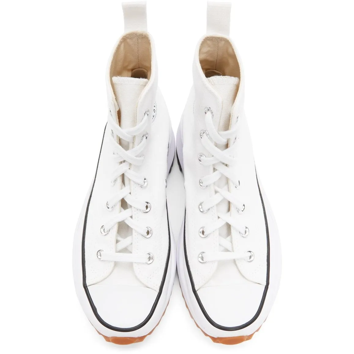 Converse White Run Star Hike Hi Sneakers