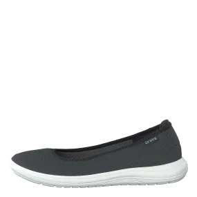 Crocs Reviva Flat W Black/white