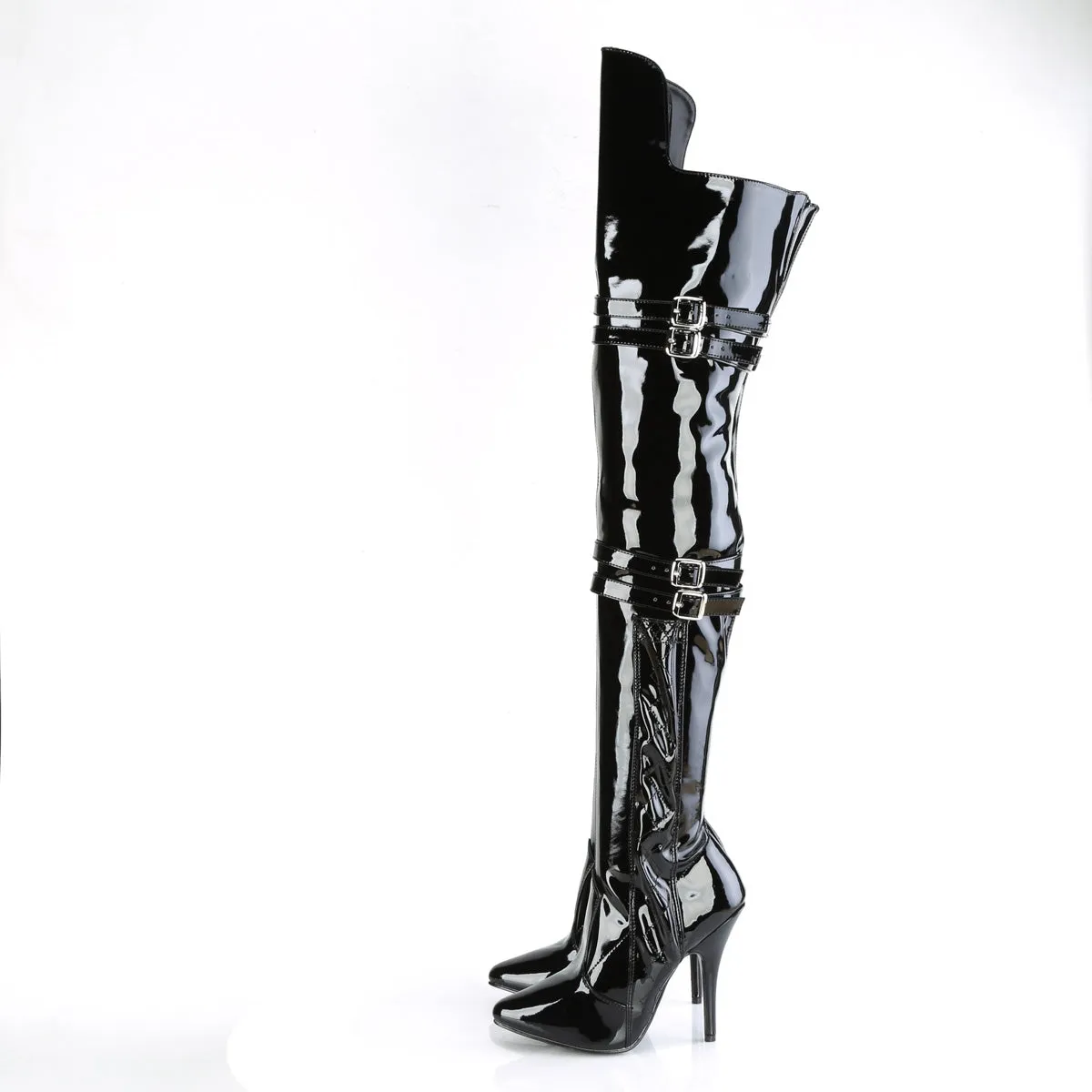 Dominatrix Thigh High Boot with Whip SEDUCE-3080