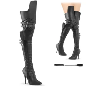 Dominatrix Thigh High Boot with Whip SEDUCE-3080