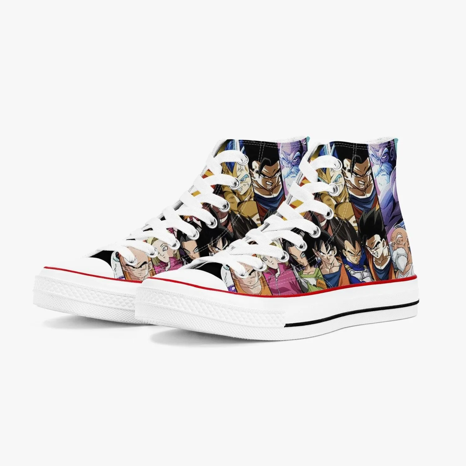 Dragon Ball Z A-Star High White Anime Shoes