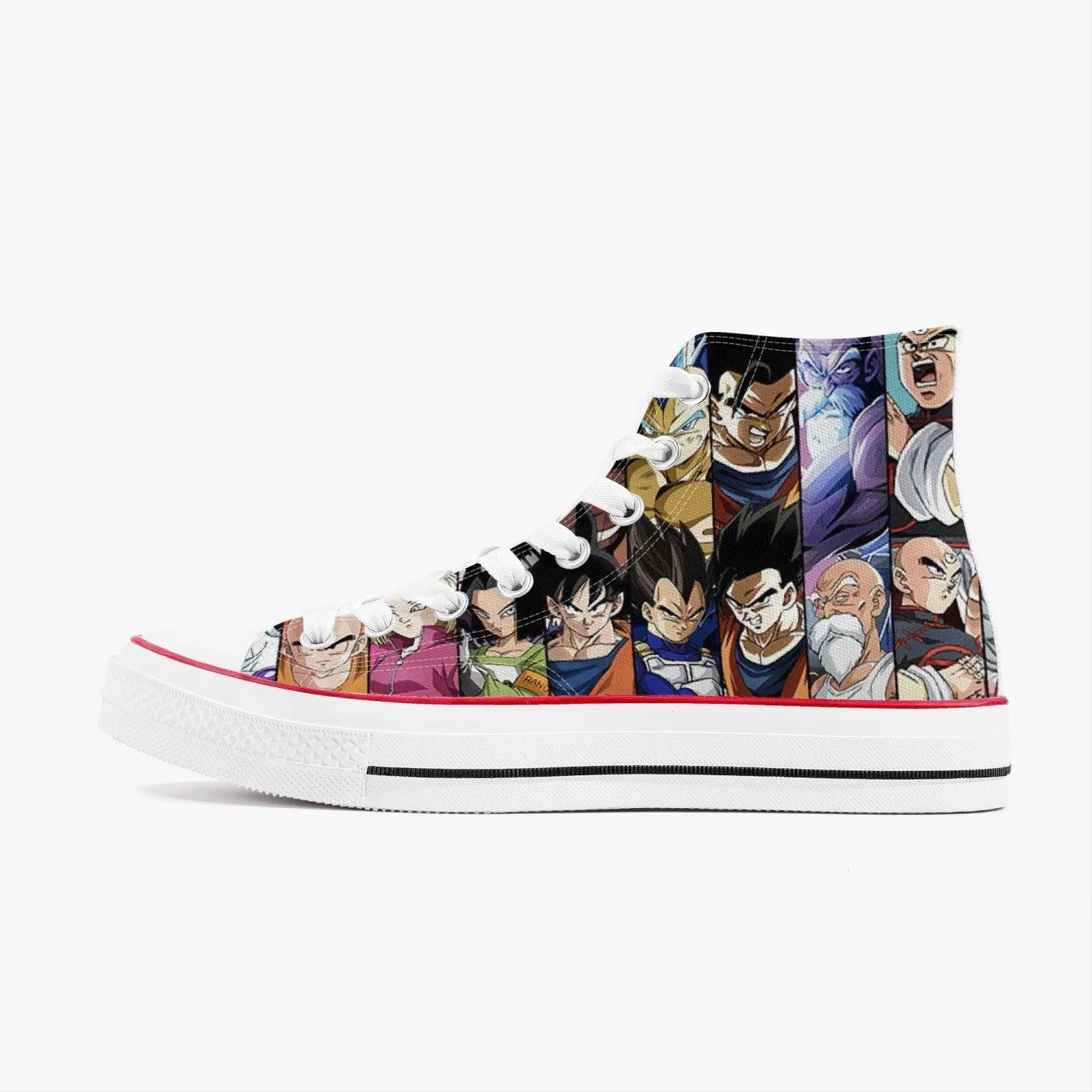 Dragon Ball Z A-Star High White Anime Shoes