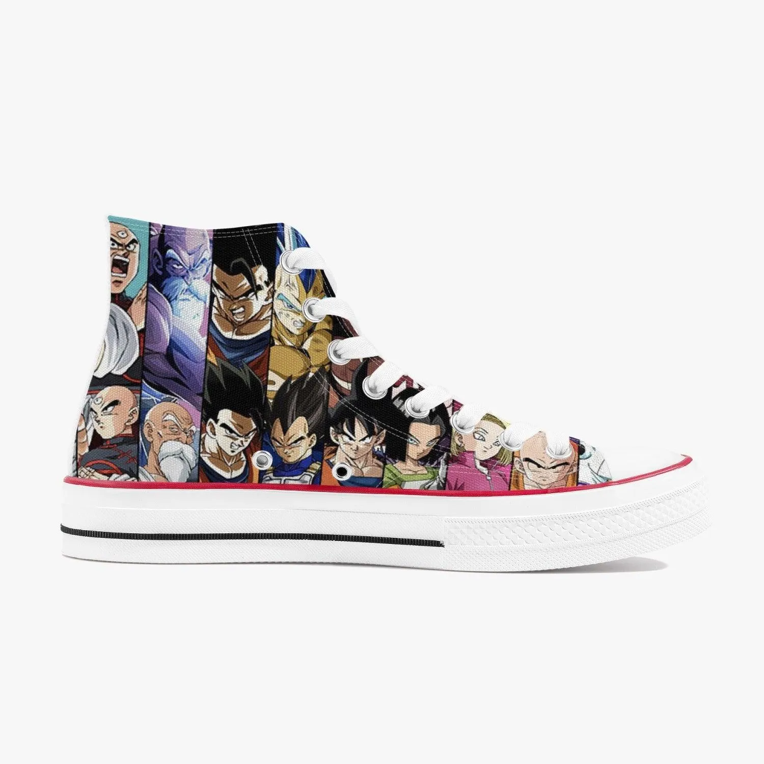 Dragon Ball Z A-Star High White Anime Shoes