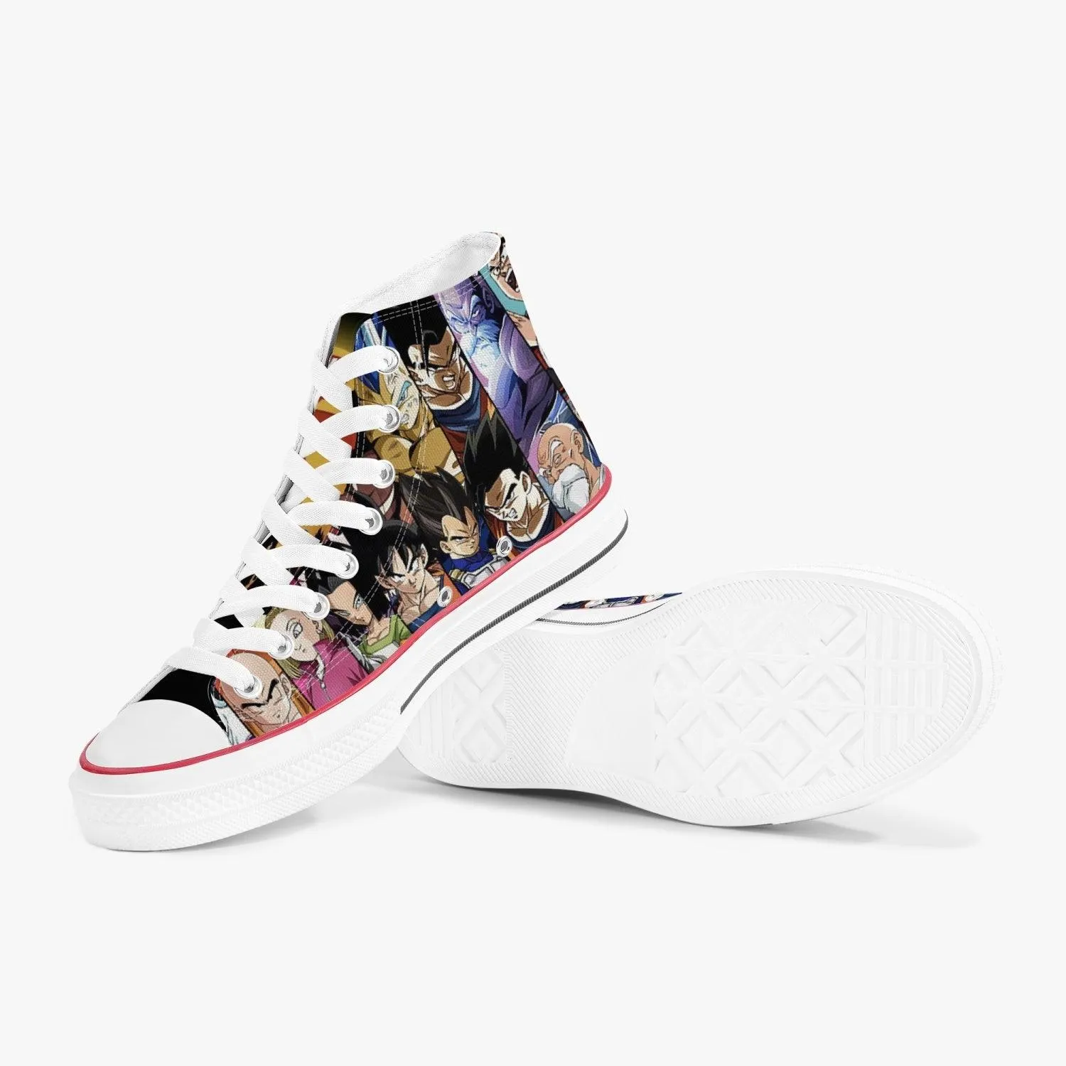 Dragon Ball Z A-Star High White Anime Shoes