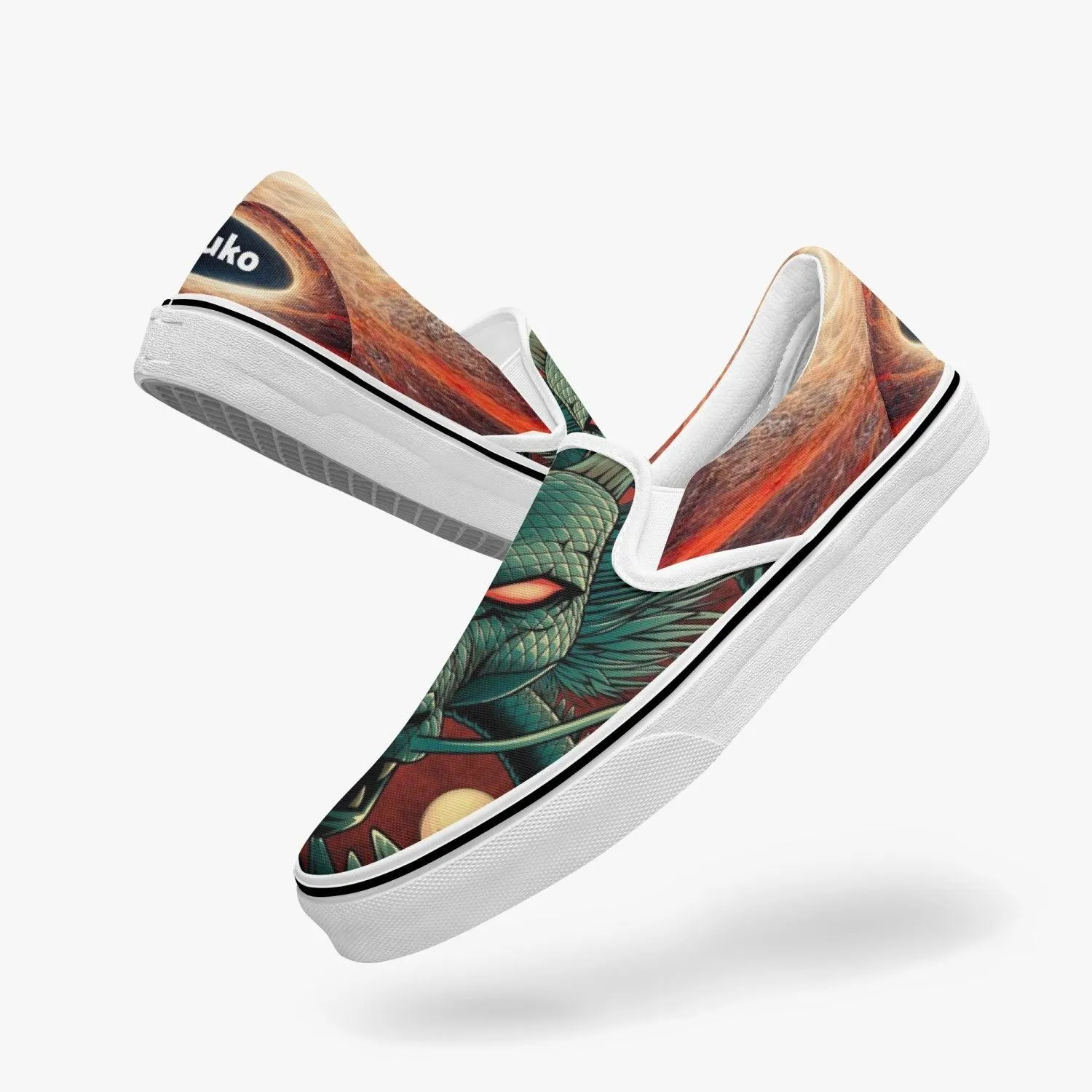 Dragon Ball Z Shenron Slip Ons Anime Shoes