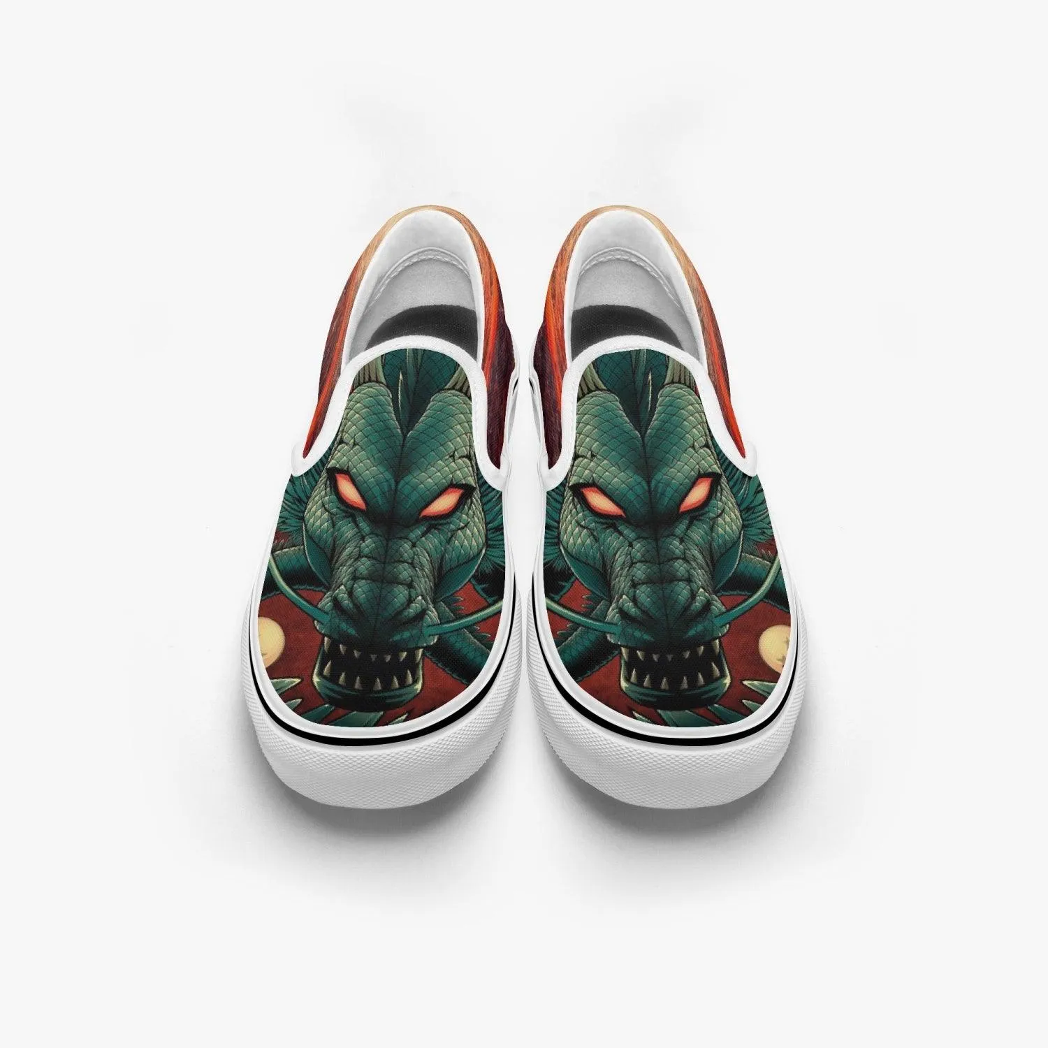 Dragon Ball Z Shenron Slip Ons Anime Shoes