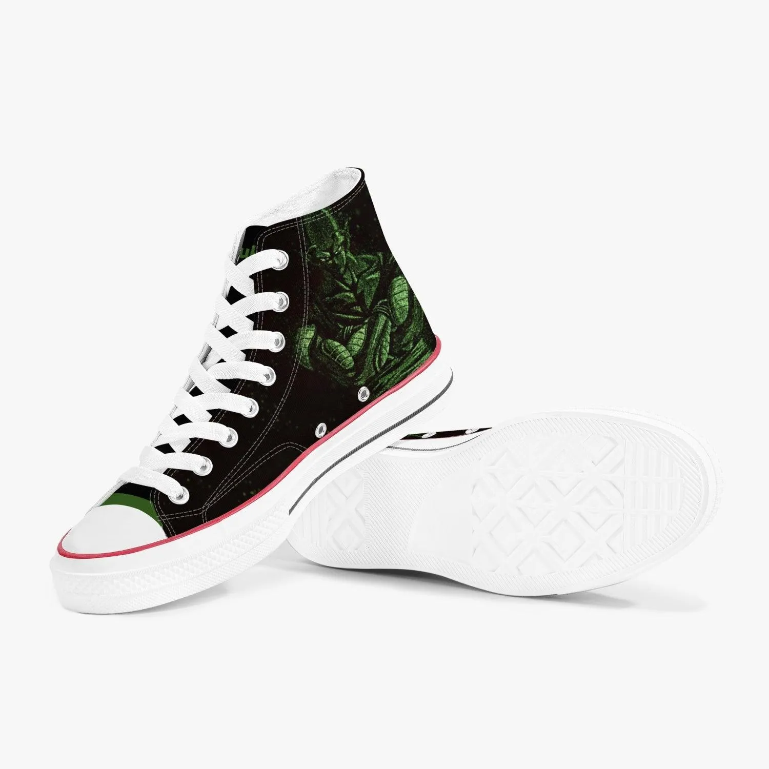 Dragonball Z Piccolo A-Star High White Anime Shoes