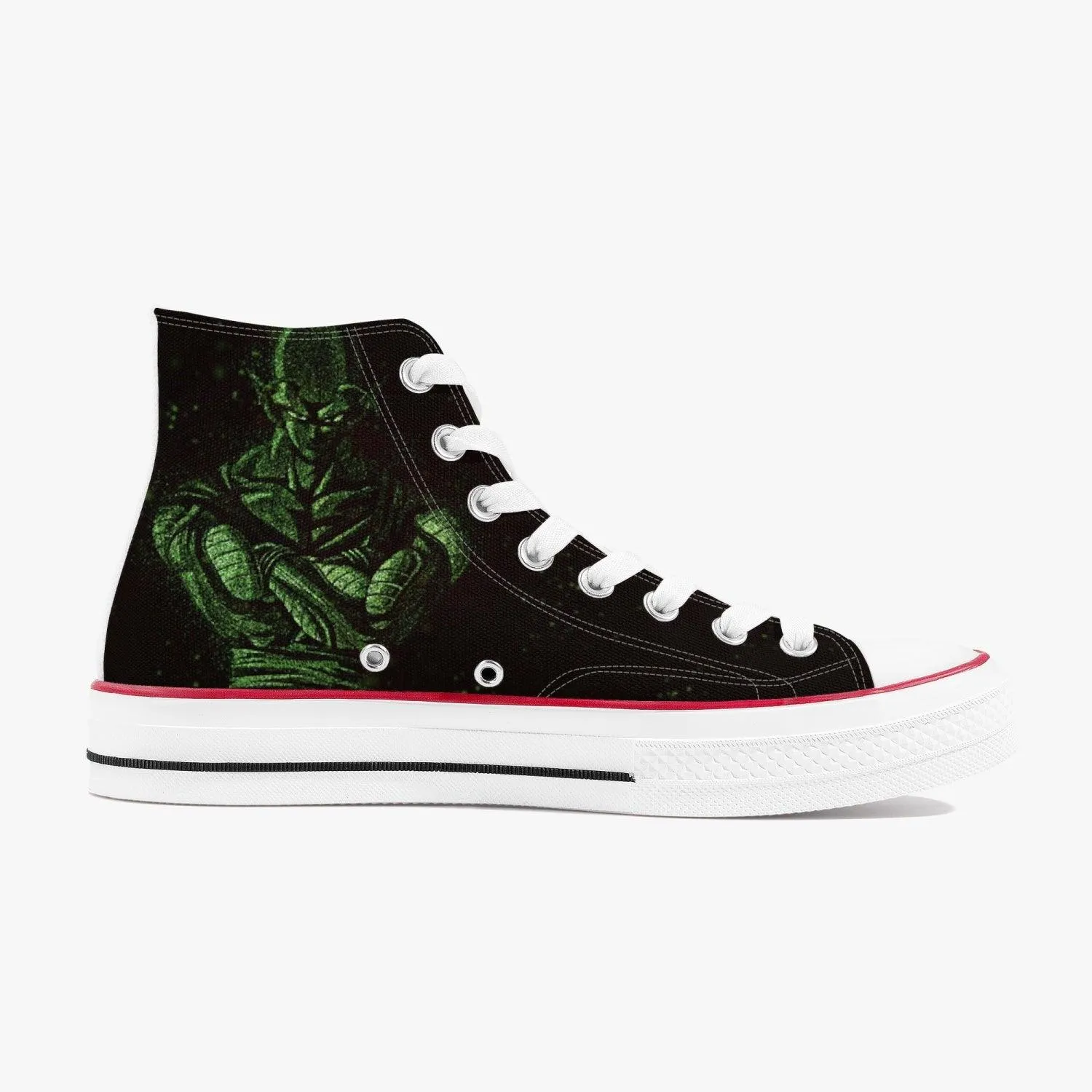 Dragonball Z Piccolo A-Star High White Anime Shoes