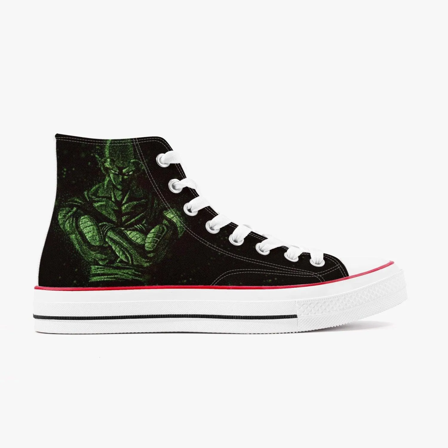 Dragonball Z Piccolo A-Star High White Anime Shoes