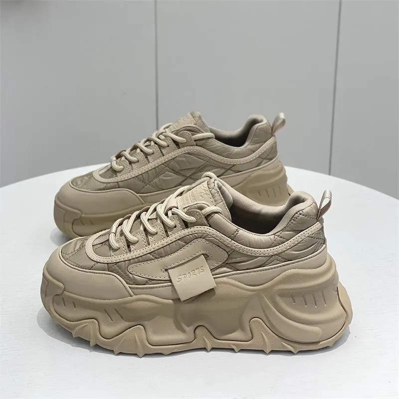 Durable Soft Thick-Sole Sports Shoes