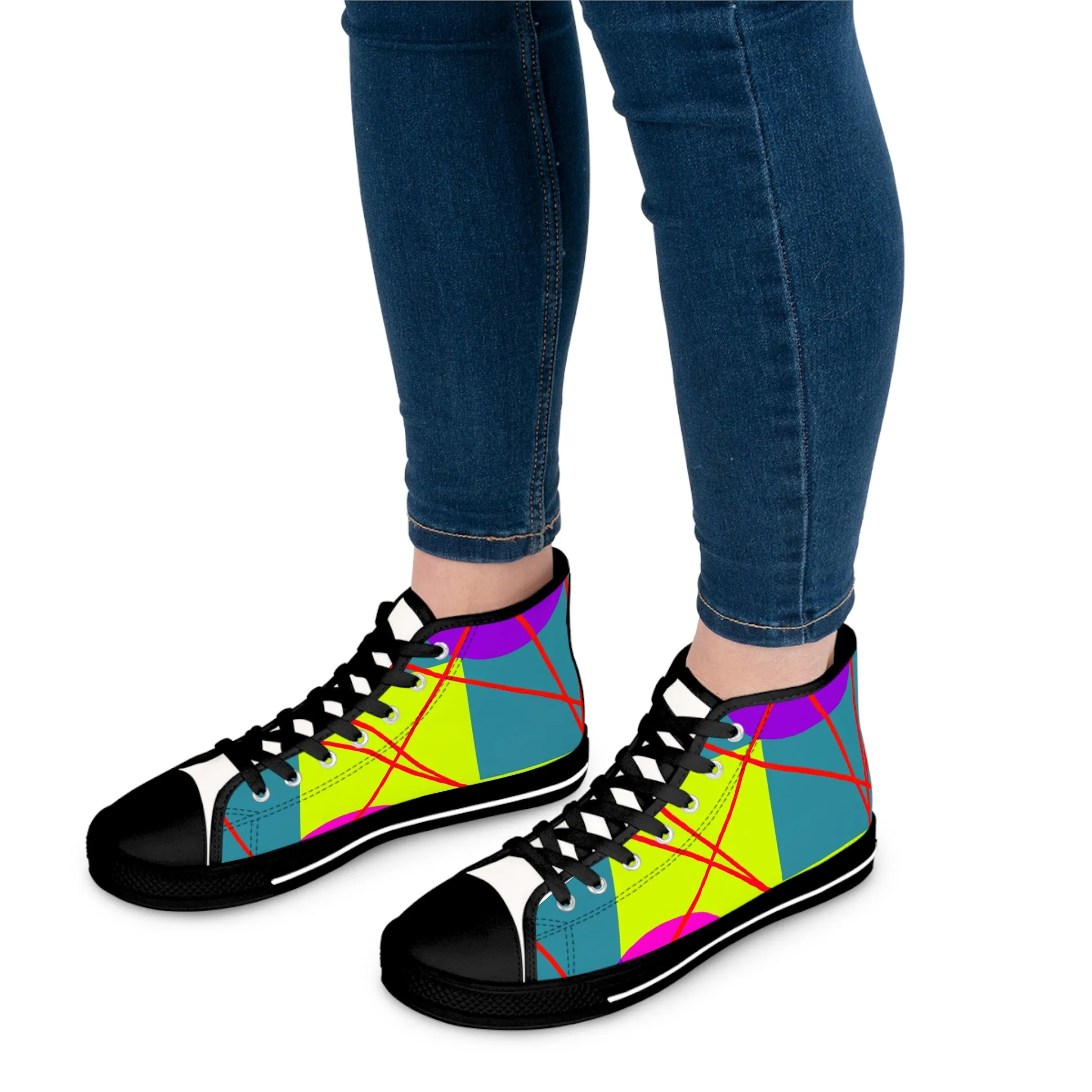 Fashionista Flo. - high top