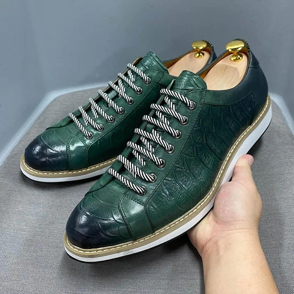 FC Men's European Style Cow Leather Shoes
