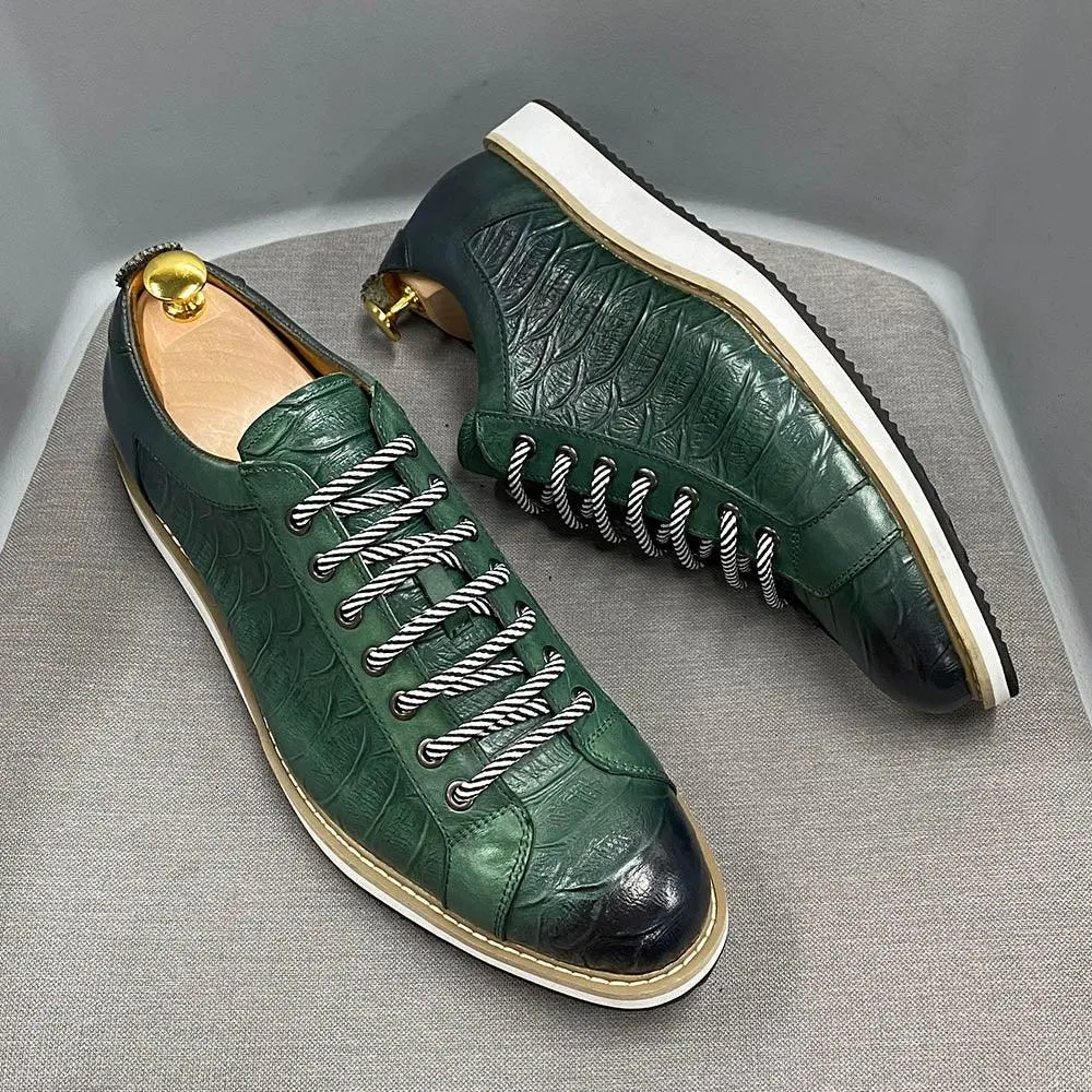FC Men's European Style Cow Leather Shoes