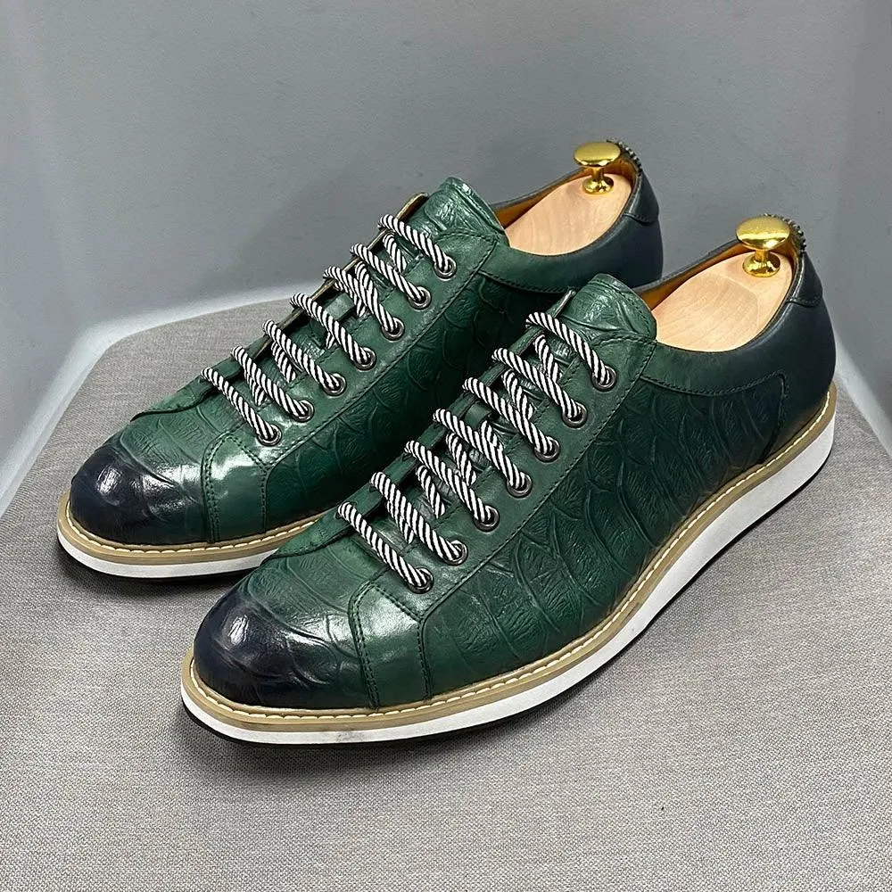 FC Men's European Style Cow Leather Shoes