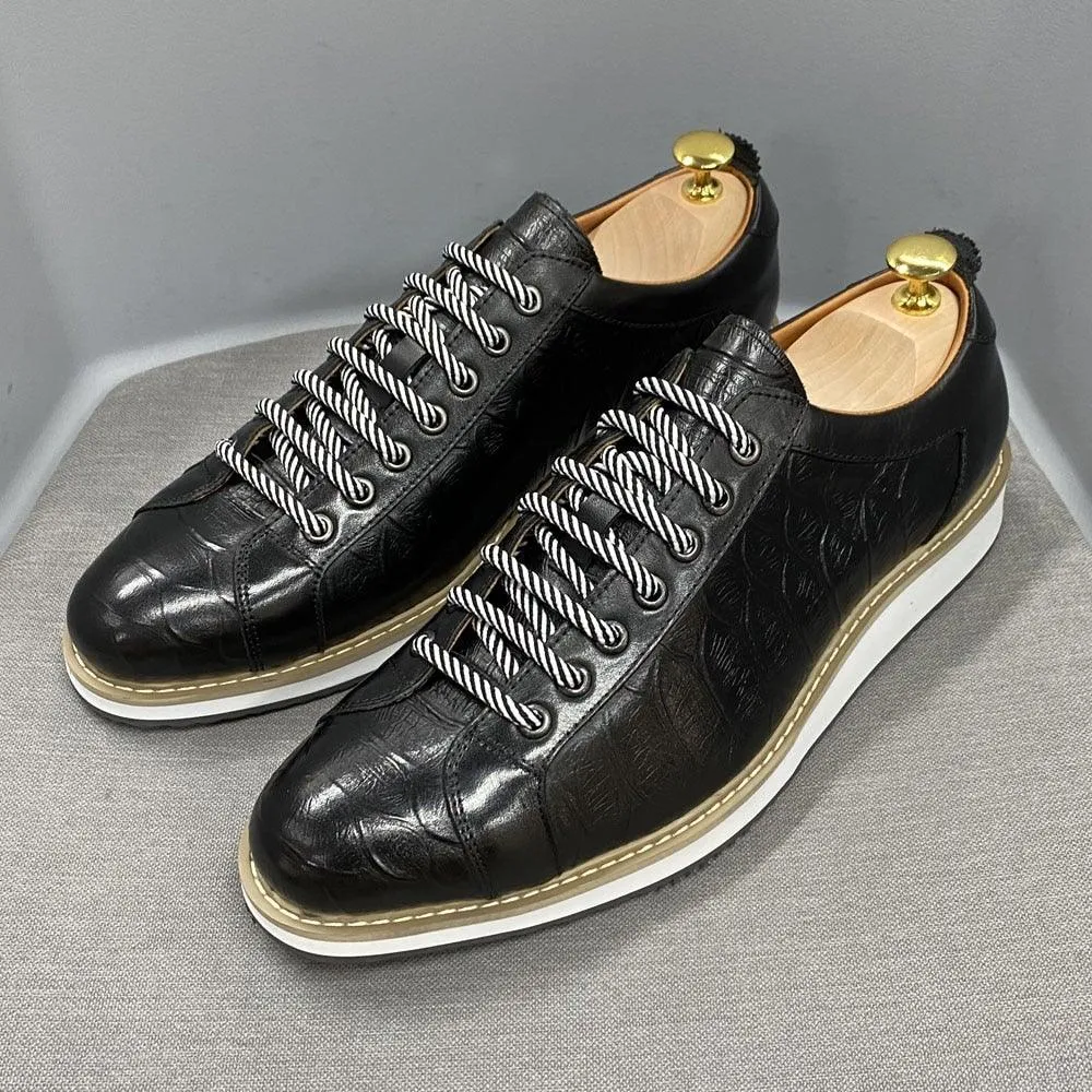FC Men's European Style Cow Leather Shoes