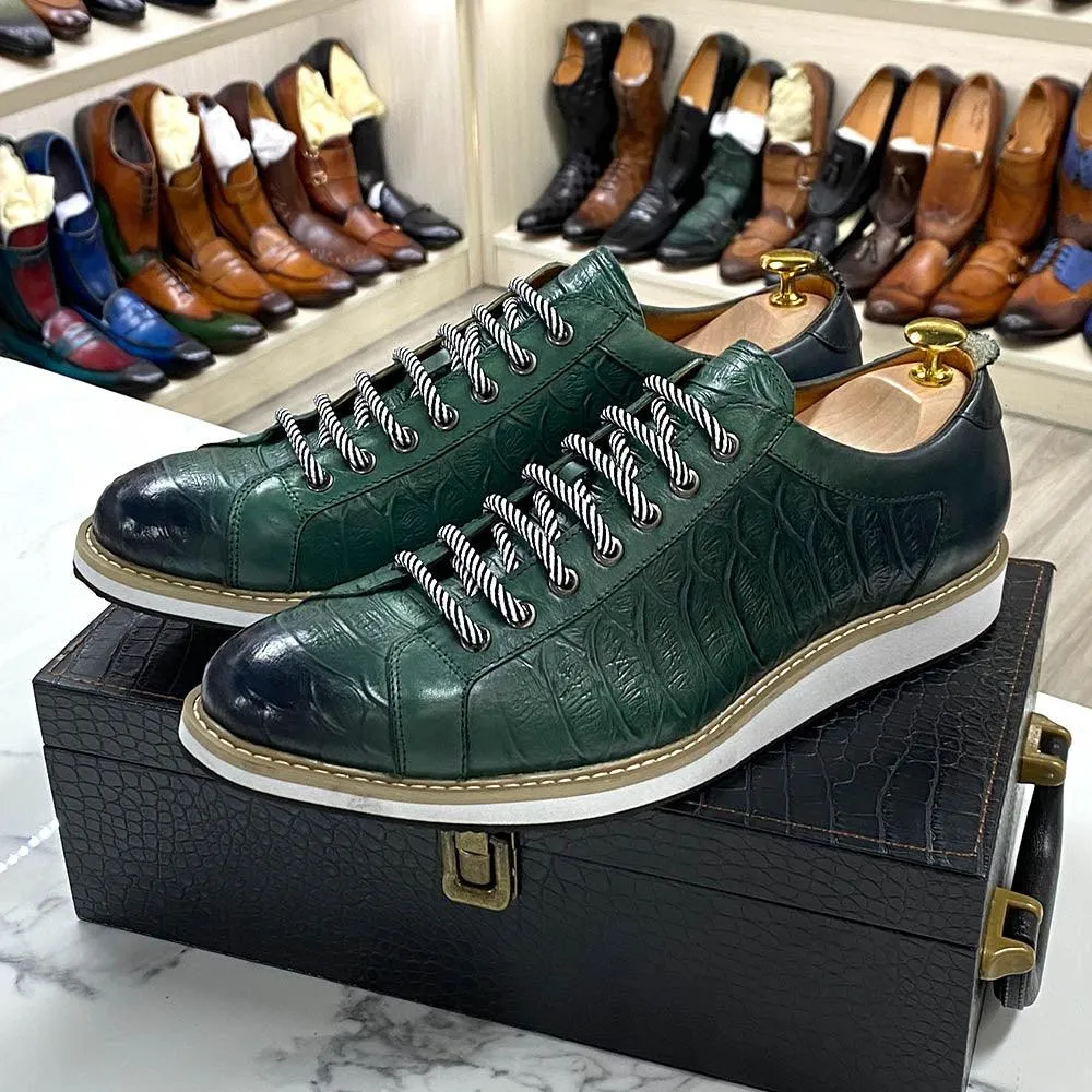 FC Men's European Style Cow Leather Shoes