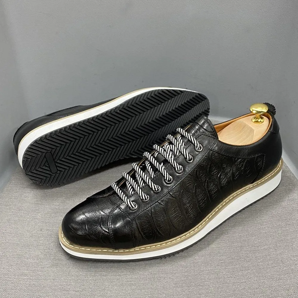 FC Men's European Style Cow Leather Shoes