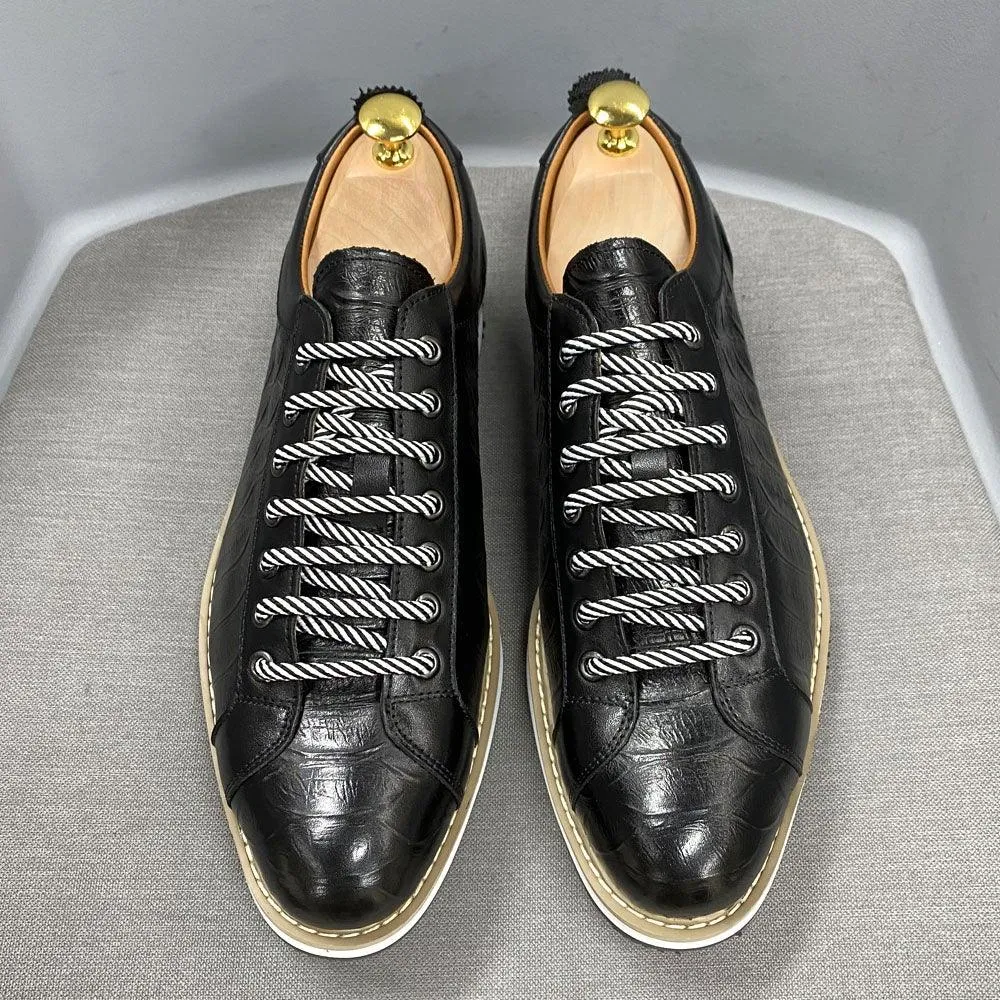 FC Men's European Style Cow Leather Shoes