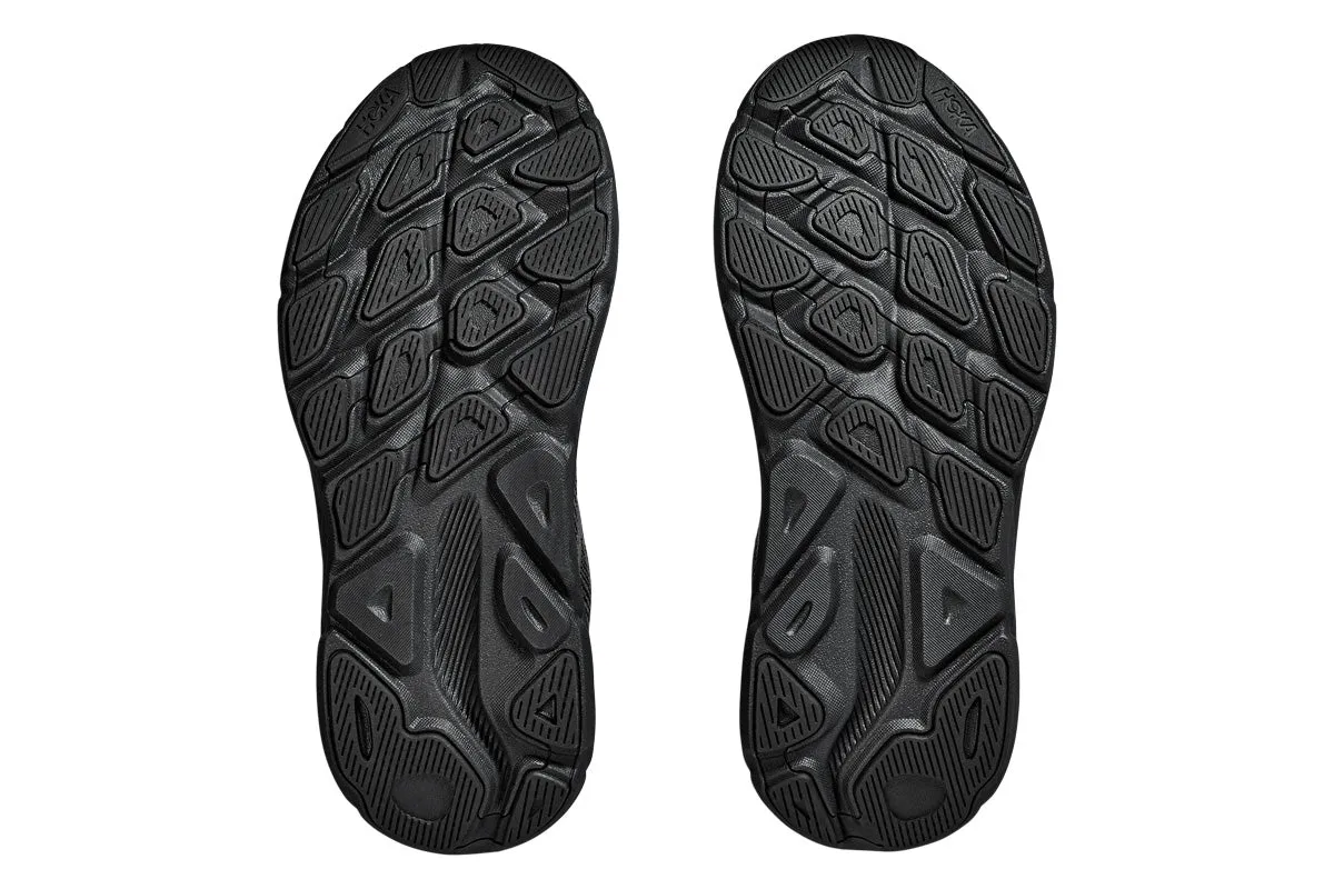 Hoka Clifton 9 D Black/Black Womens