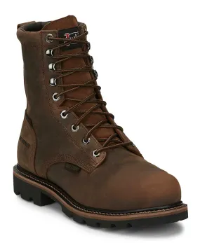 Justin Men's Pulley 8 Inch WP CT Work Boot