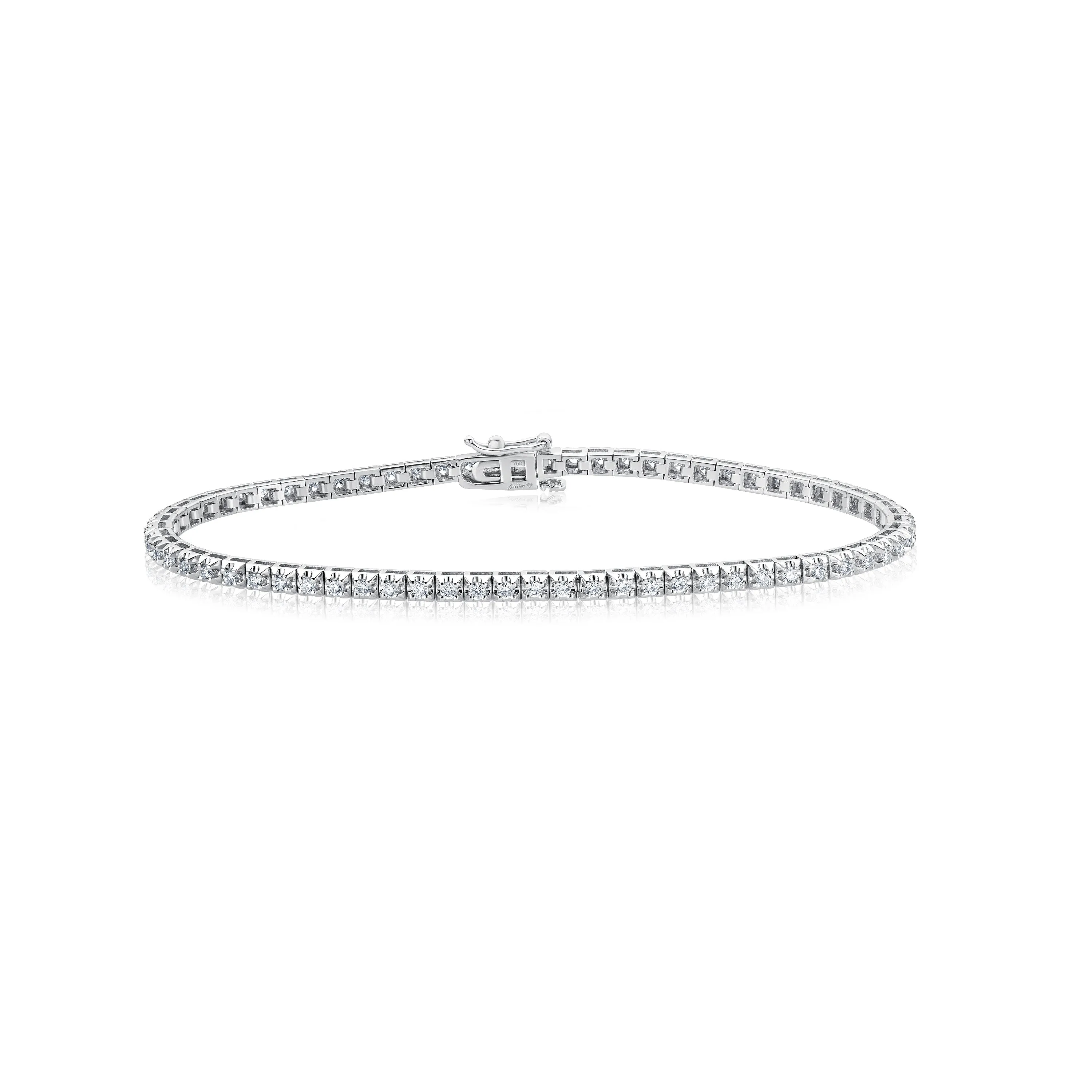 L.A. Tennis Bracelet 1,00 ct. - Weißgold