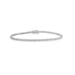 L.A. Tennis Bracelet 1,00 ct. - Weißgold