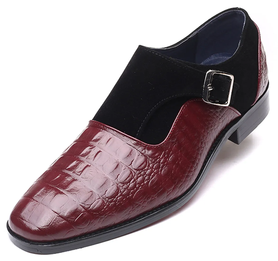 Men's Alligator Suede Smoking Loafers