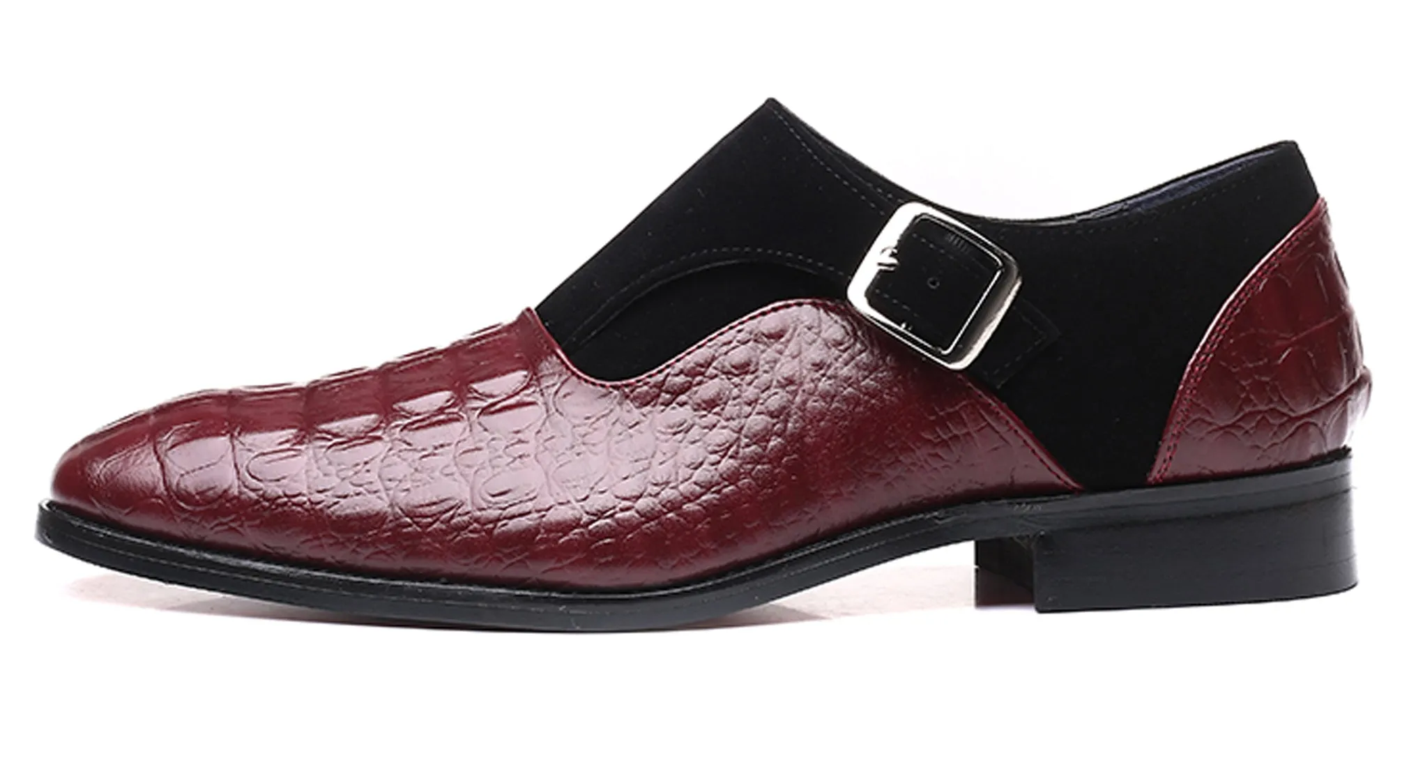 Men's Alligator Suede Smoking Loafers