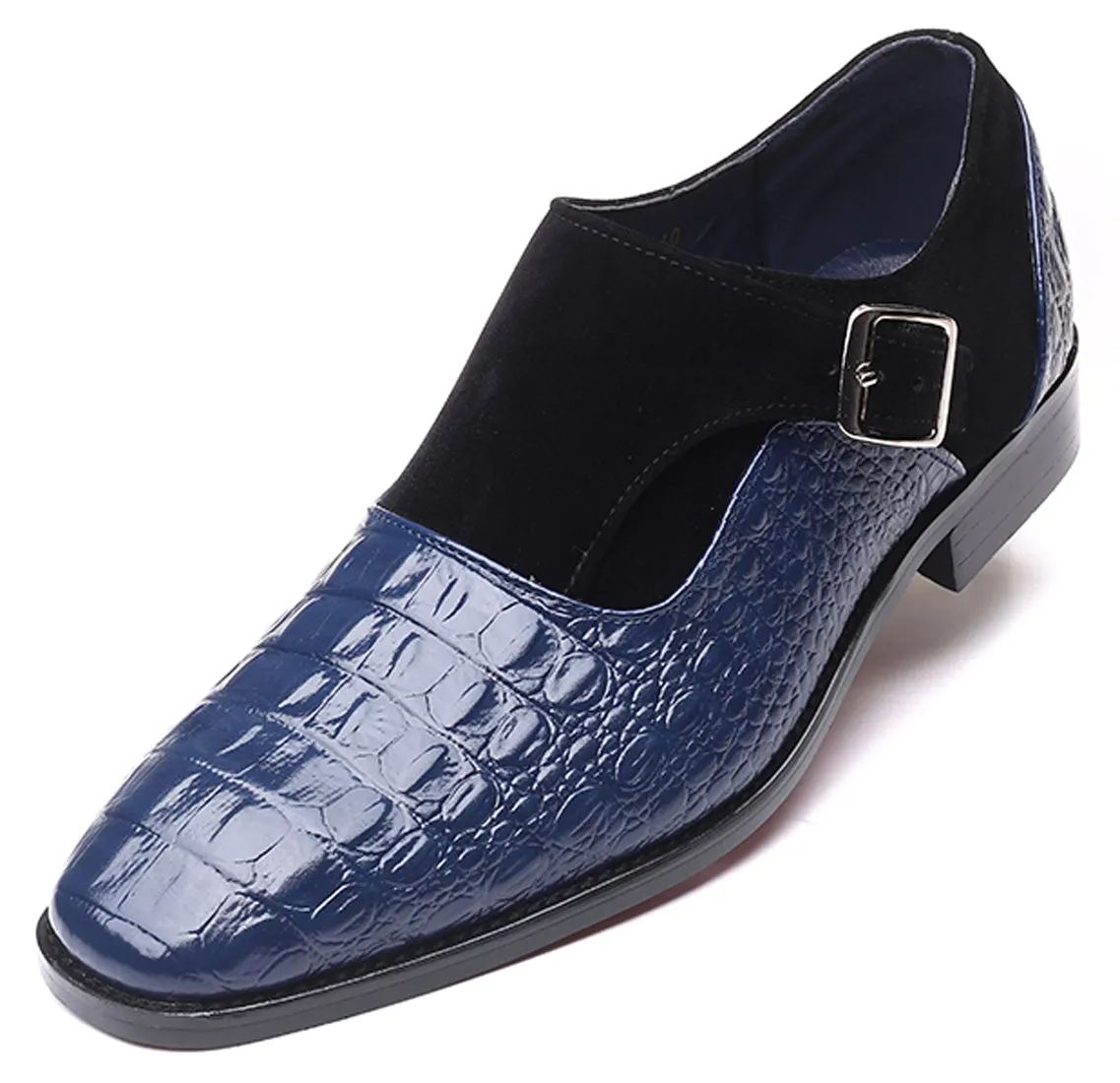 Men's Alligator Suede Smoking Loafers