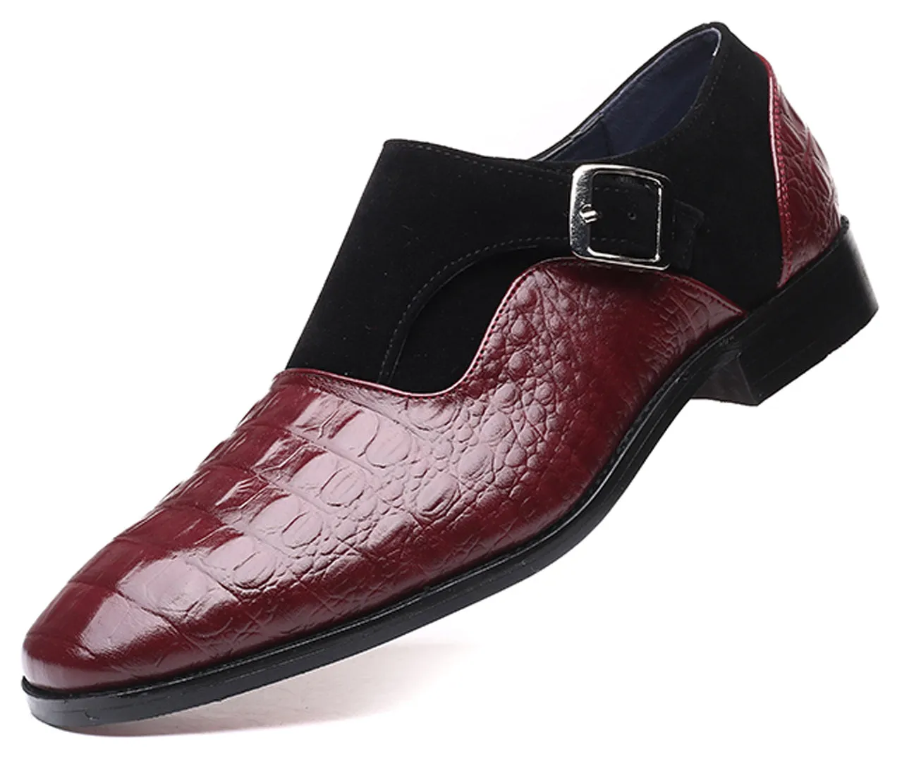 Men's Alligator Suede Smoking Loafers