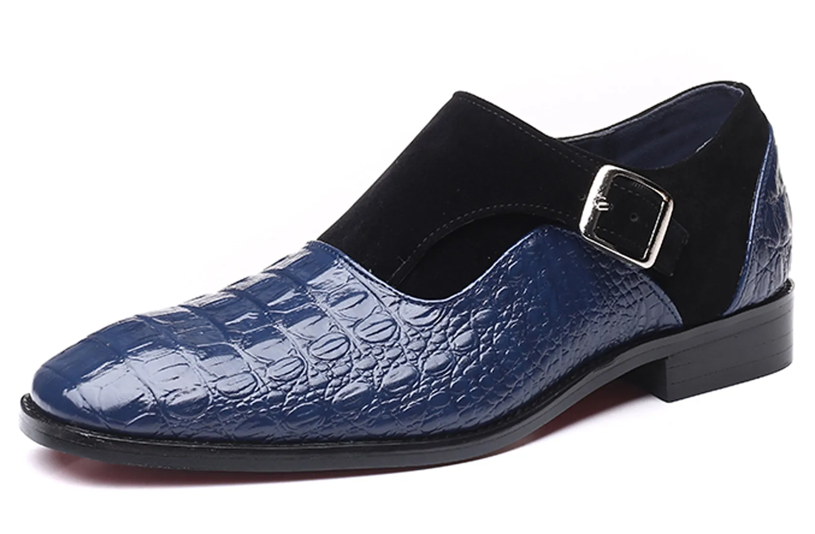 Men's Alligator Suede Smoking Loafers
