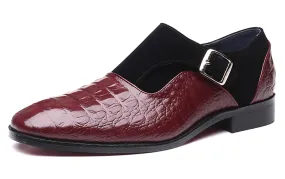 Men's Alligator Suede Smoking Loafers