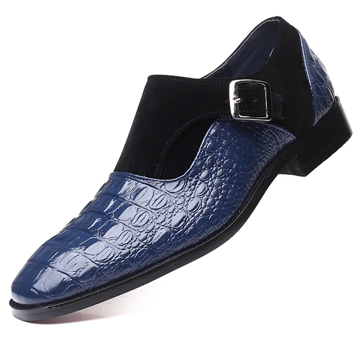 Men's Alligator Suede Smoking Loafers