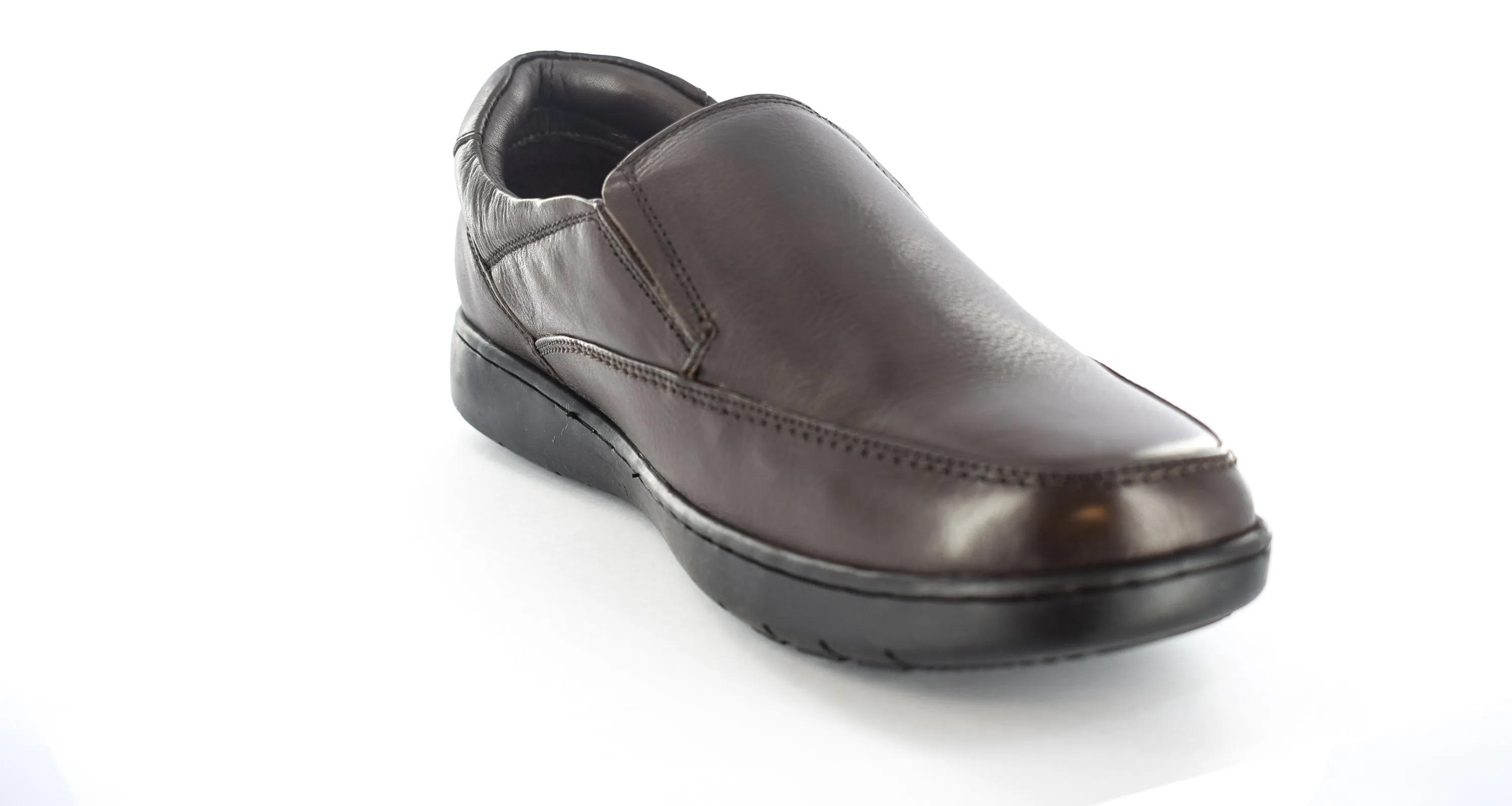 Mens Brown Genuine Leather Casual/Formal Slip On Shoes