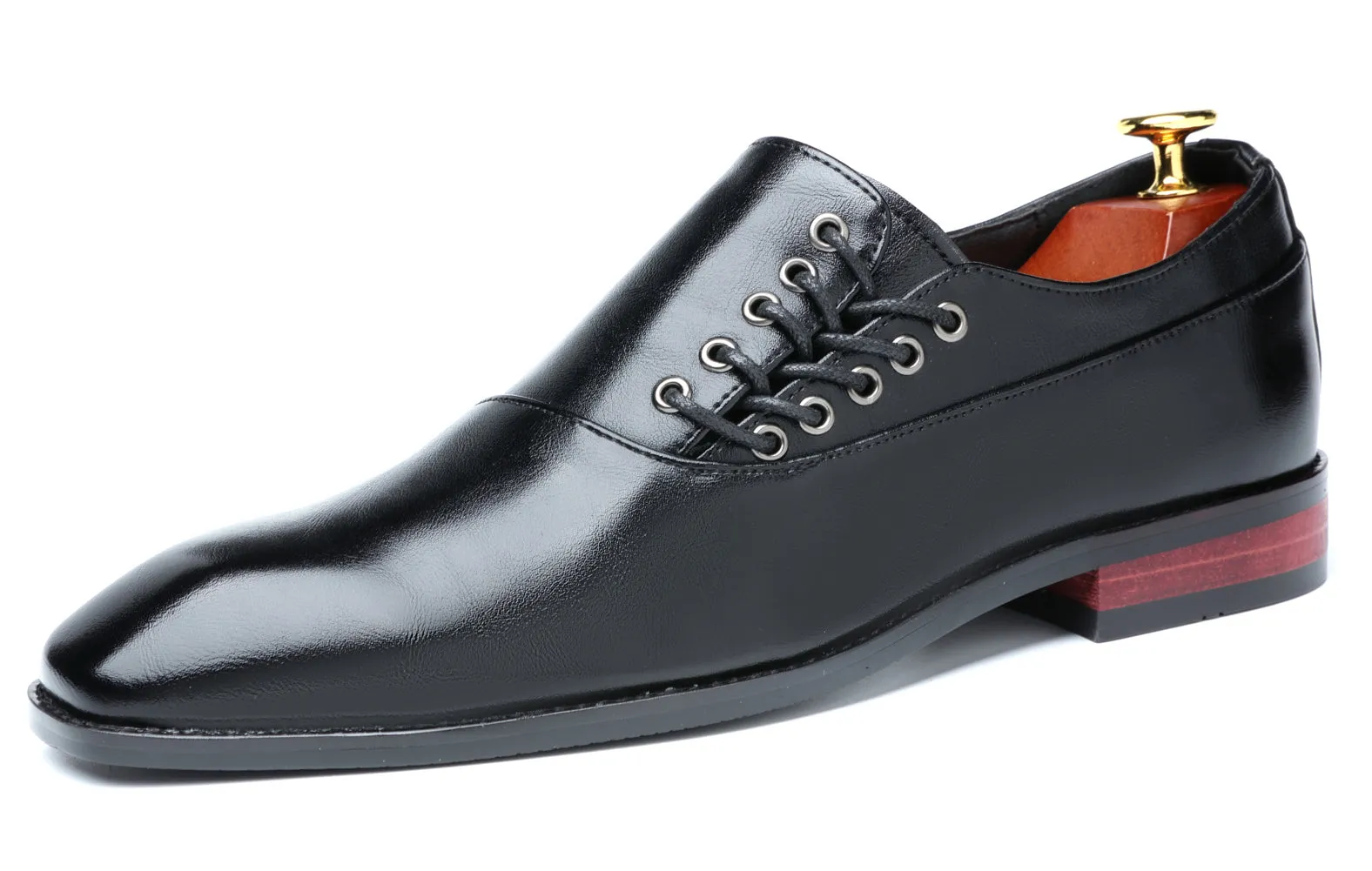 Men's Side Lace Dress Loafers