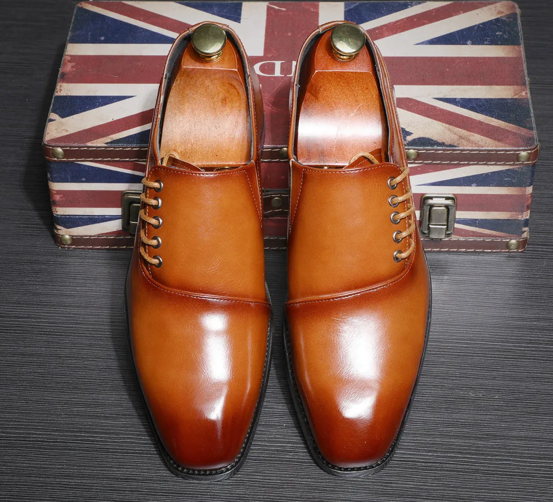 Men's Side Lace Dress Loafers