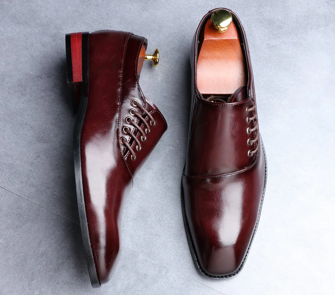 Men's Side Lace Dress Loafers