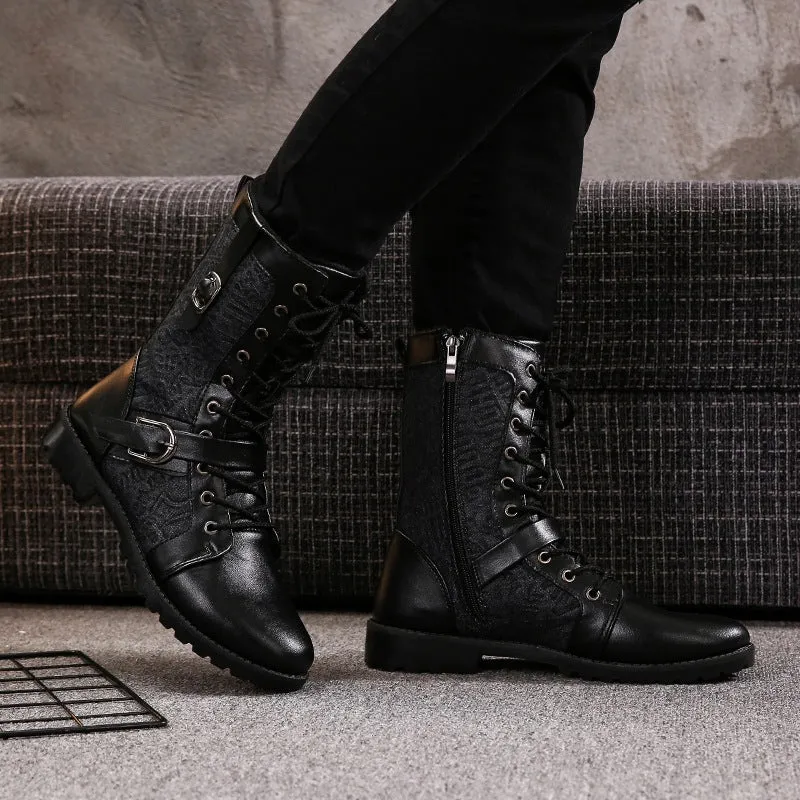Men's Winter Casual Waterproof Warm Boots | Plus Size