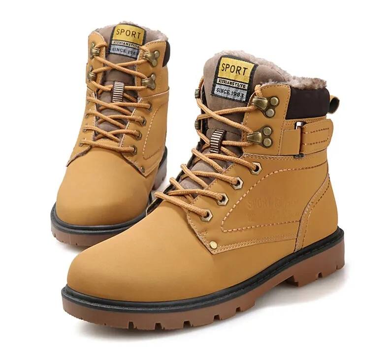 Men's Winter Fur Warm Boots