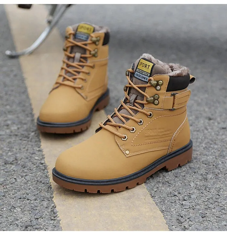 Men's Winter Fur Warm Boots