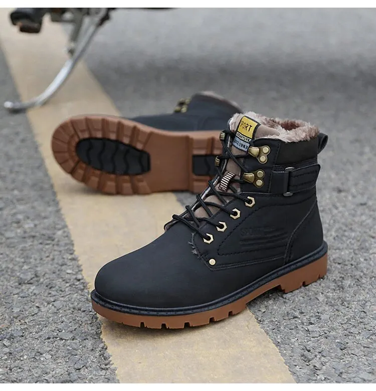 Men's Winter Fur Warm Boots